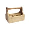 Nordic 4 Compartment Table Caddy Natural image