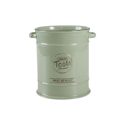 Pride Of Place Large Cooking Tools Jar Old Green image