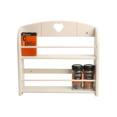Colonial Home 12 Jar Spice Rack Cream (Includes Fixings) image