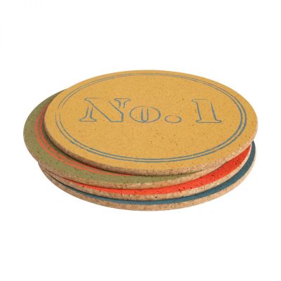 Colour By Numbers Set 4 Assorted Round Table Mats image