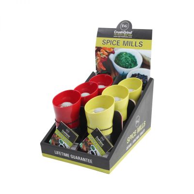 POS Display Box Containing 6 Sola Spice Mills Red/Green Plus Additional 6 image