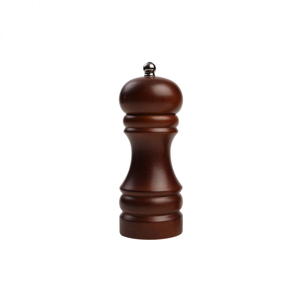 Dark Hevea T and G Woodware Traditional Capstan Large Pepper Mill Dark Sained Hevea