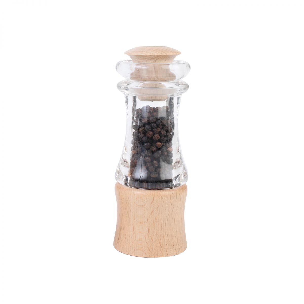 Dark Hevea T and G Woodware Traditional Capstan Large Pepper Mill Dark Sained Hevea