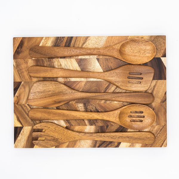 Tuscany Slotted Spatula In Acacia