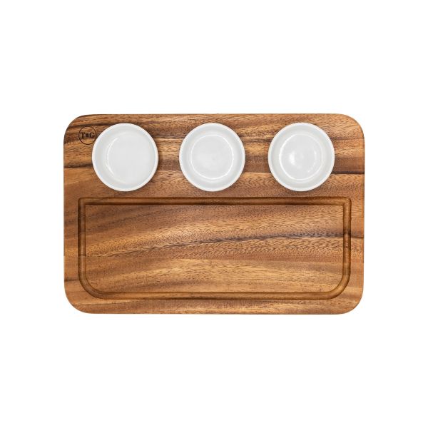 Double Sided Steak Board In Acacia (Dish Not Included)