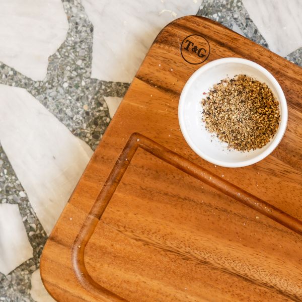 Double Sided Steak Board In Acacia (Dish Not Included)
