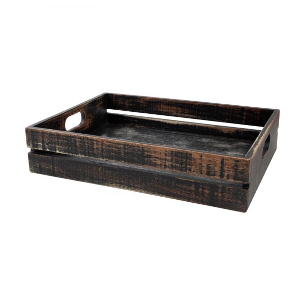 Drift Large Crate Rustic Black