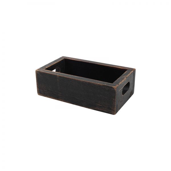 Drift Salt & Pepper Crate Rustic Black