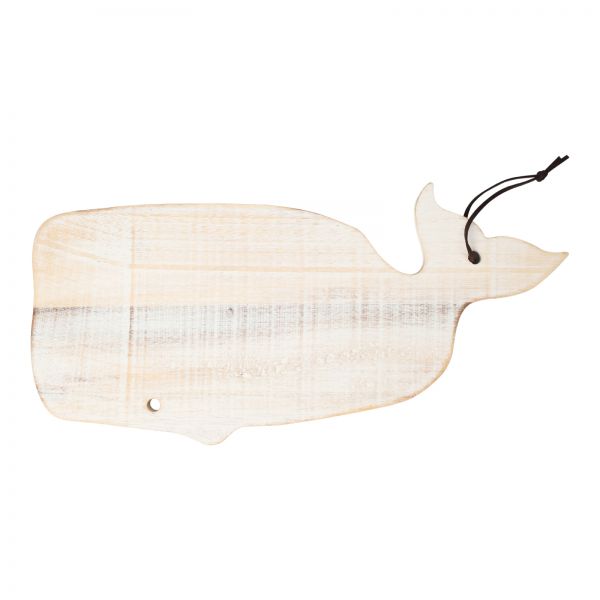 Ocean Whale Board Rustic White