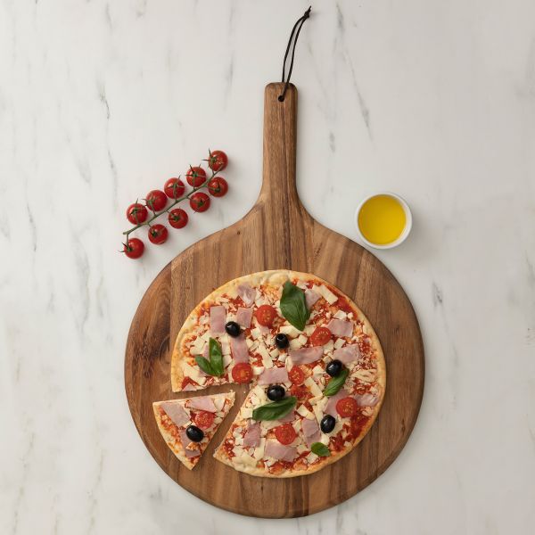 Baroque Round Pizza Paddle