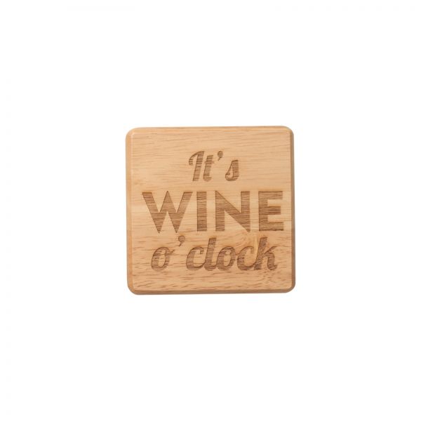It's Wine O'Clock Coaster
