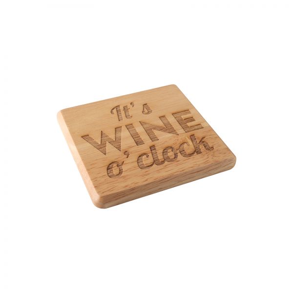 It's Wine O'Clock Coaster