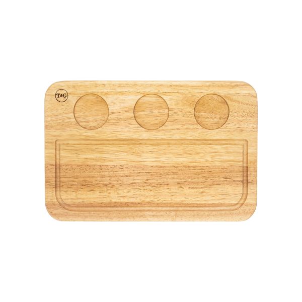 Double Sided Steak Board In Hevea (Dish Not Included)