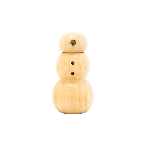 Snowman Salt & Pepper Mill Natural