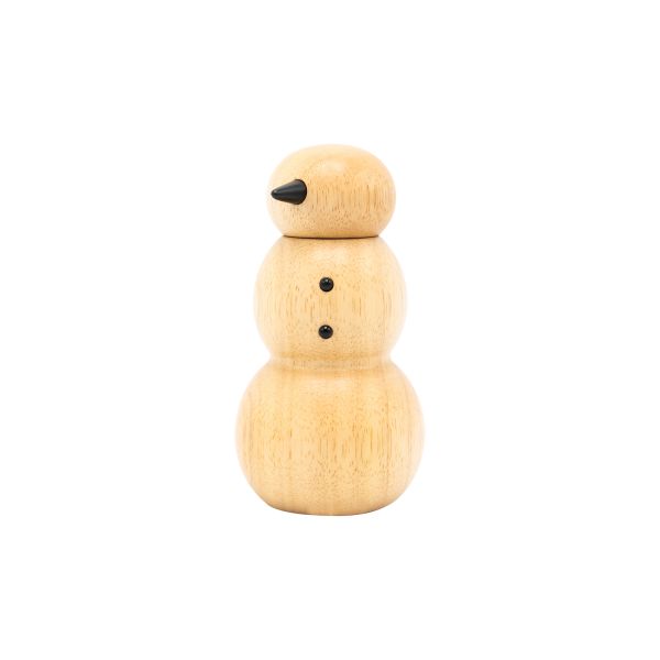 Snowman Salt & Pepper Mill Natural
