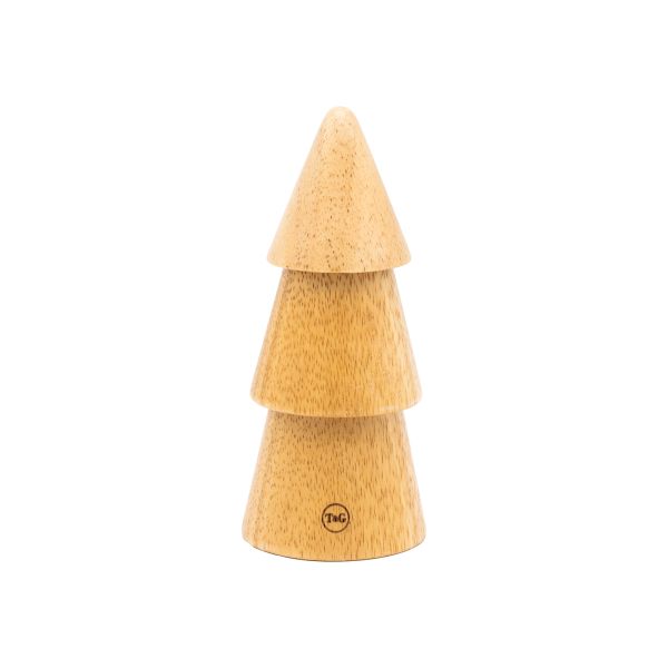 Christmas Tree Salt & Pepper Mill Natural