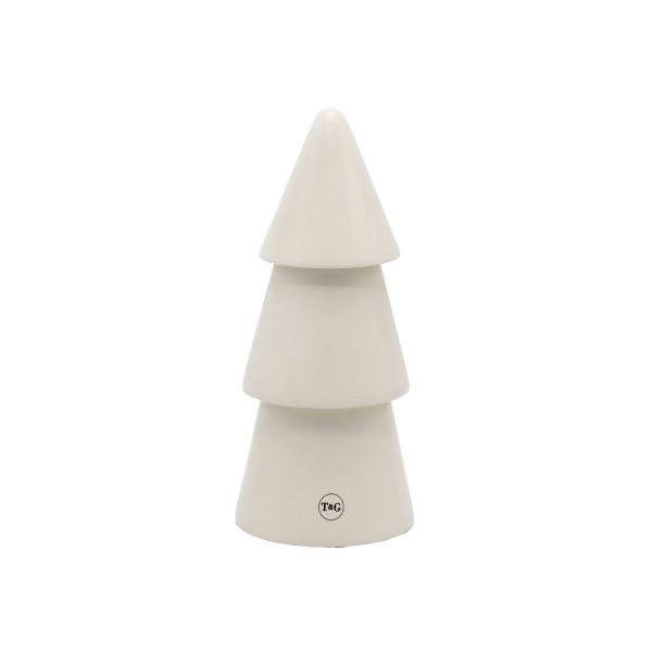 Christmas Tree Salt & Pepper Mill White