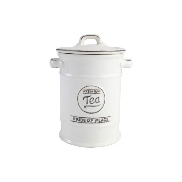 Pride Of Place Tea Jar White