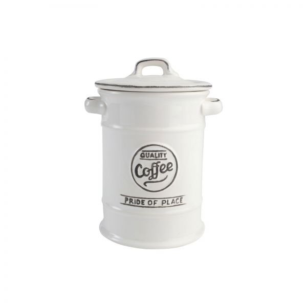 Pride Of Place Coffee Jar White