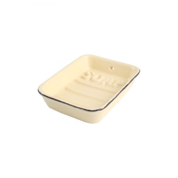 Ocean Line Soap Dish Cream