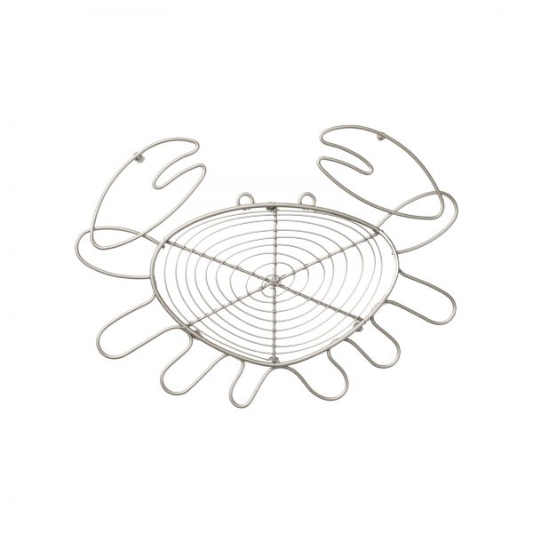 Ocean Crab Trivet Satin Grey
