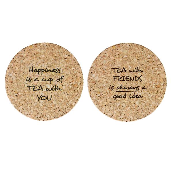 Set Of 2 Coasters - Tea With Friends