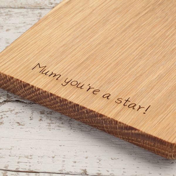 Personalised Rectangular Wooden Board With Handle