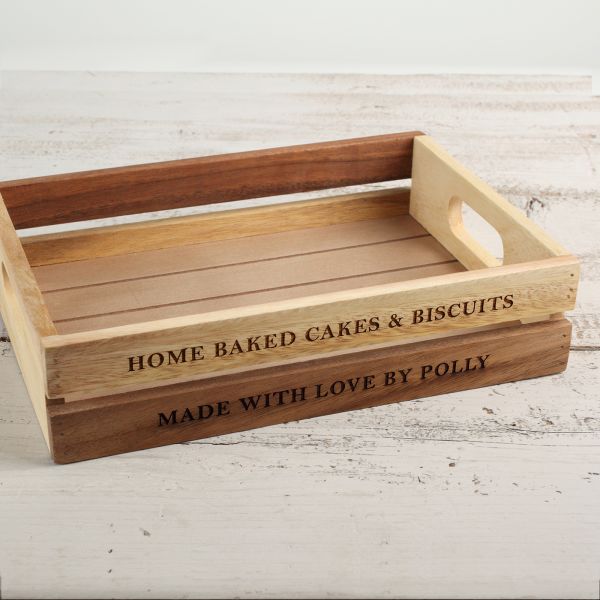 Personalised Wooden Crate