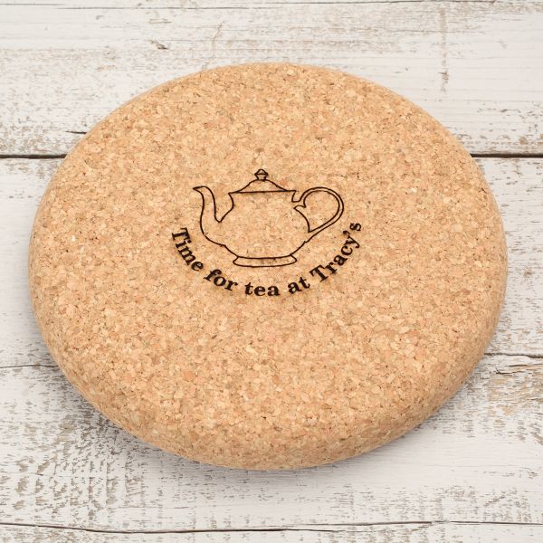 Personalised Cork Teapot Stand