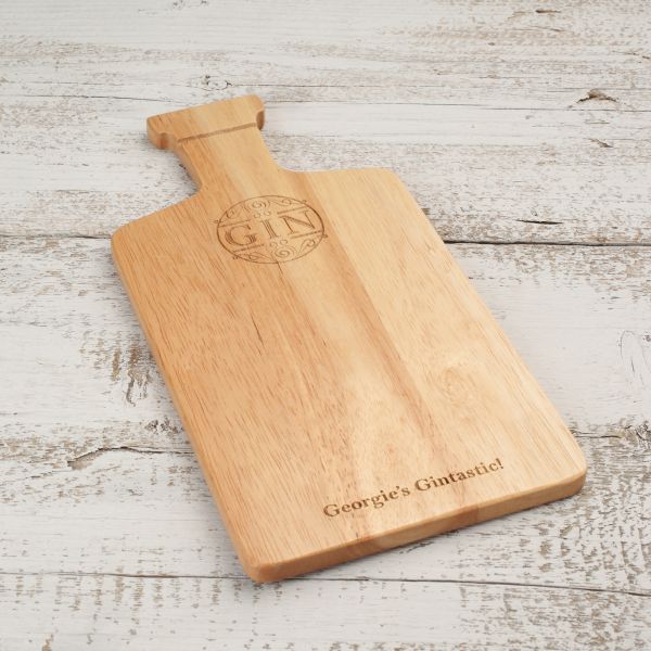 Personalised Wooden Gin Board