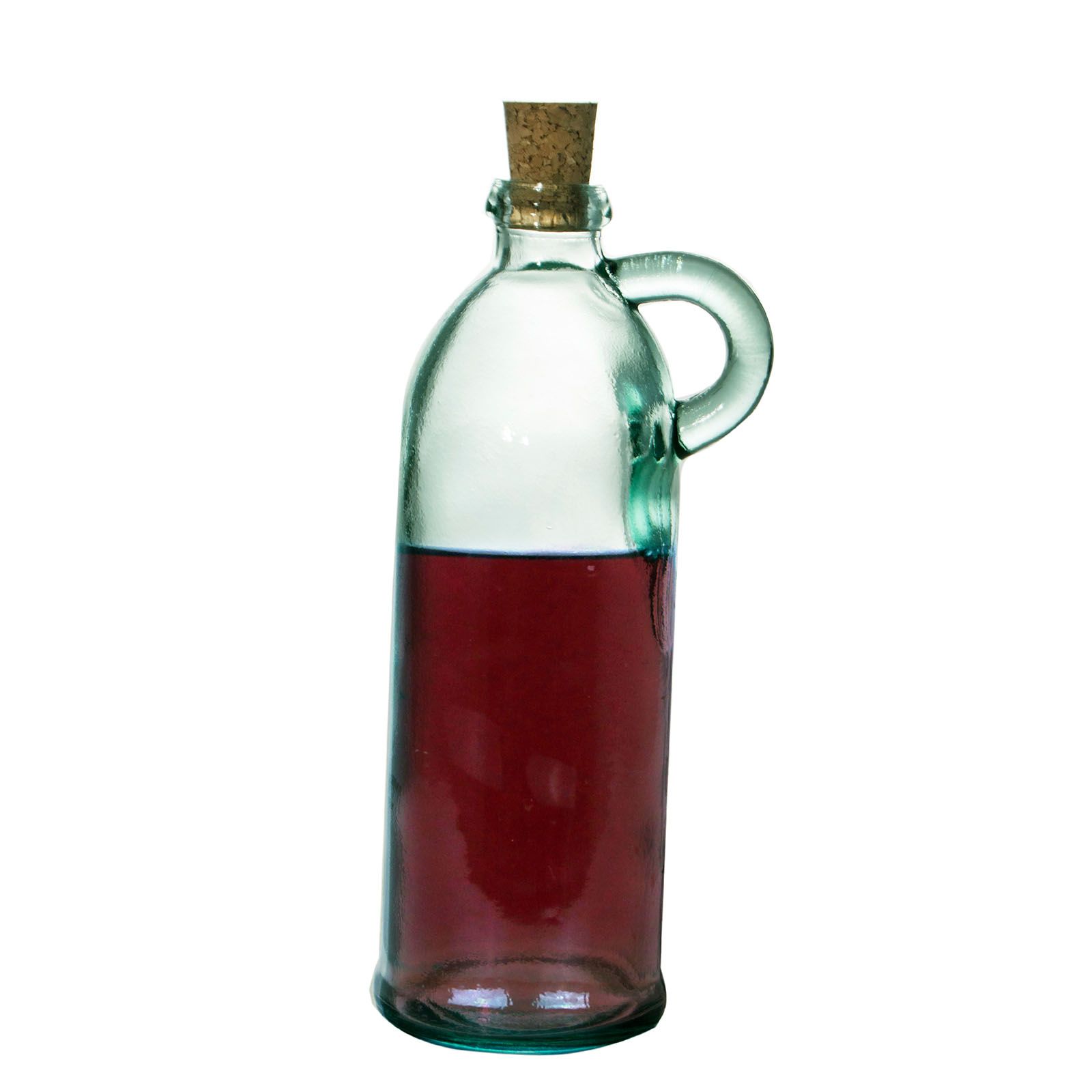 Bottle With Handle & Cork Stopper