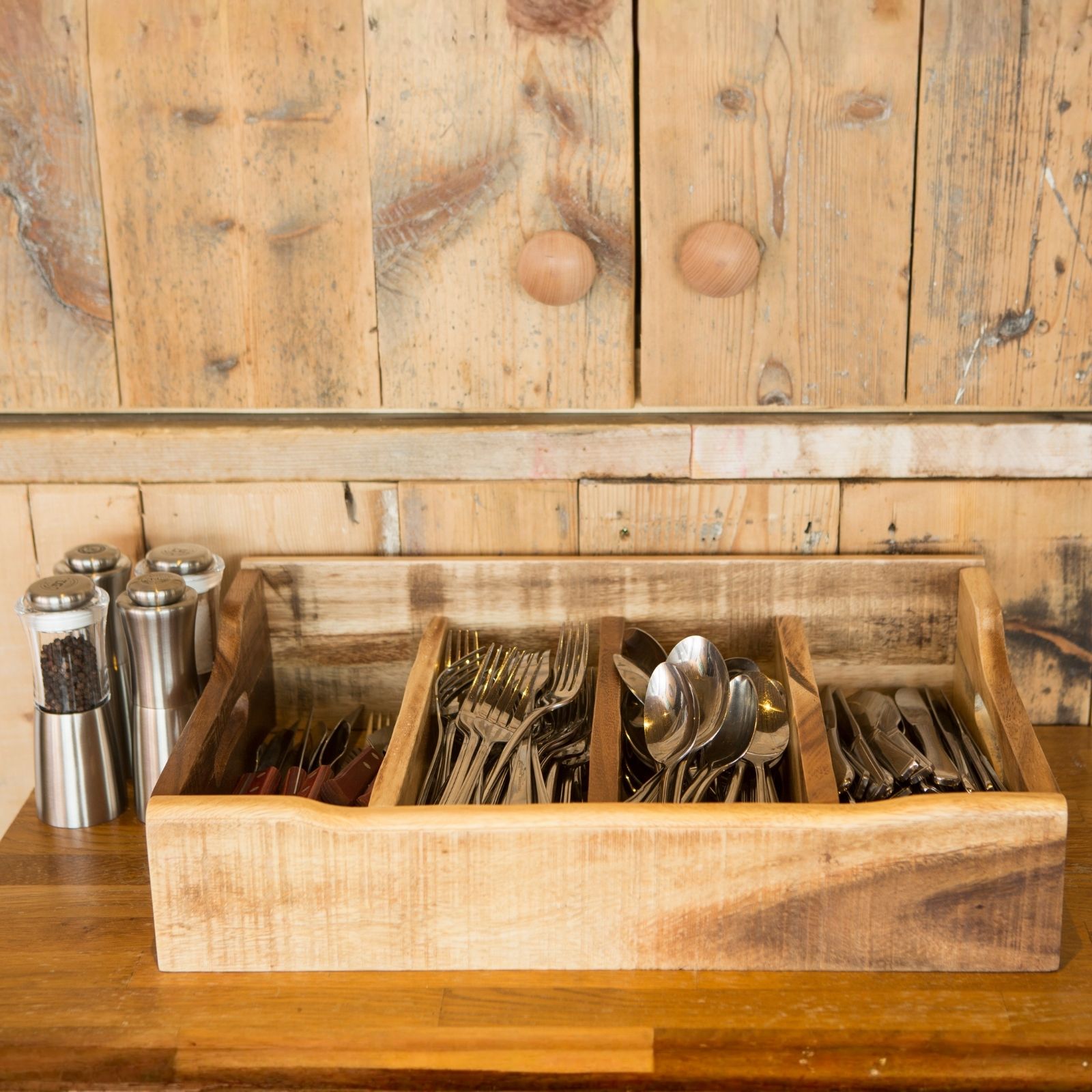 Nordic Extra Large Cutlery Tray Natural