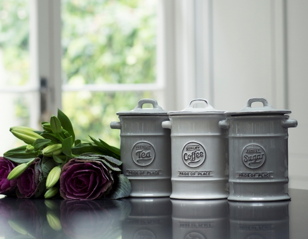 Kitchen Storage Jars Coloured