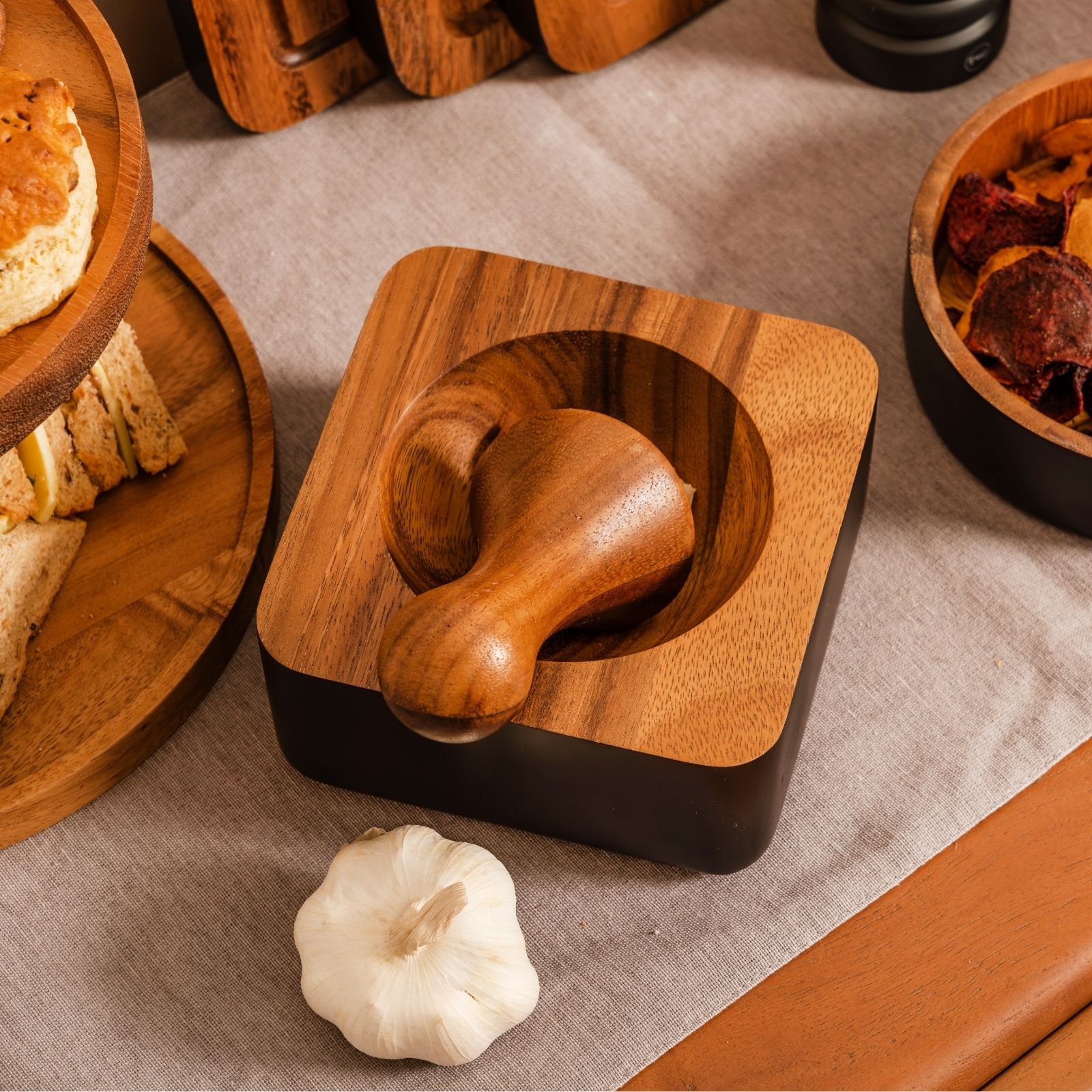 Eclipse Square Pestle & Mortar