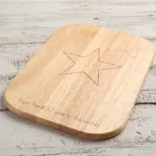 personalised rectangular wooden board