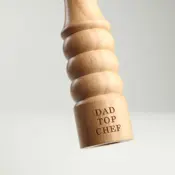 personalised engraved large mill natural