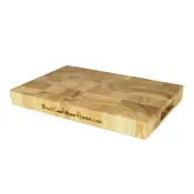 medium rectangular end grain board best cook at our house