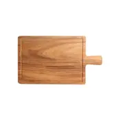 serving board with groove and handle