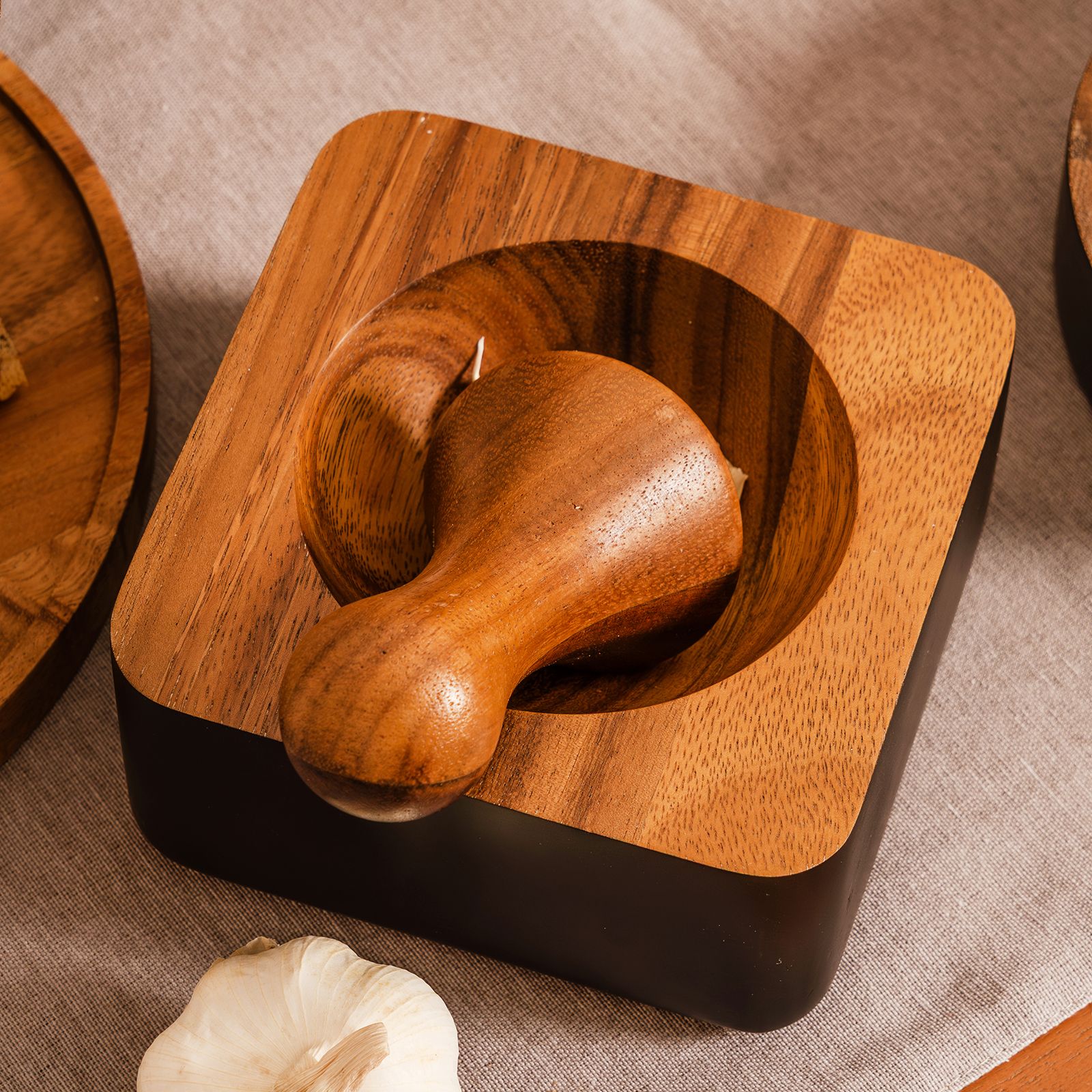 Eclipse Square Pestle & Mortar