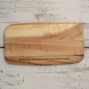 personalised rectangular wooden board