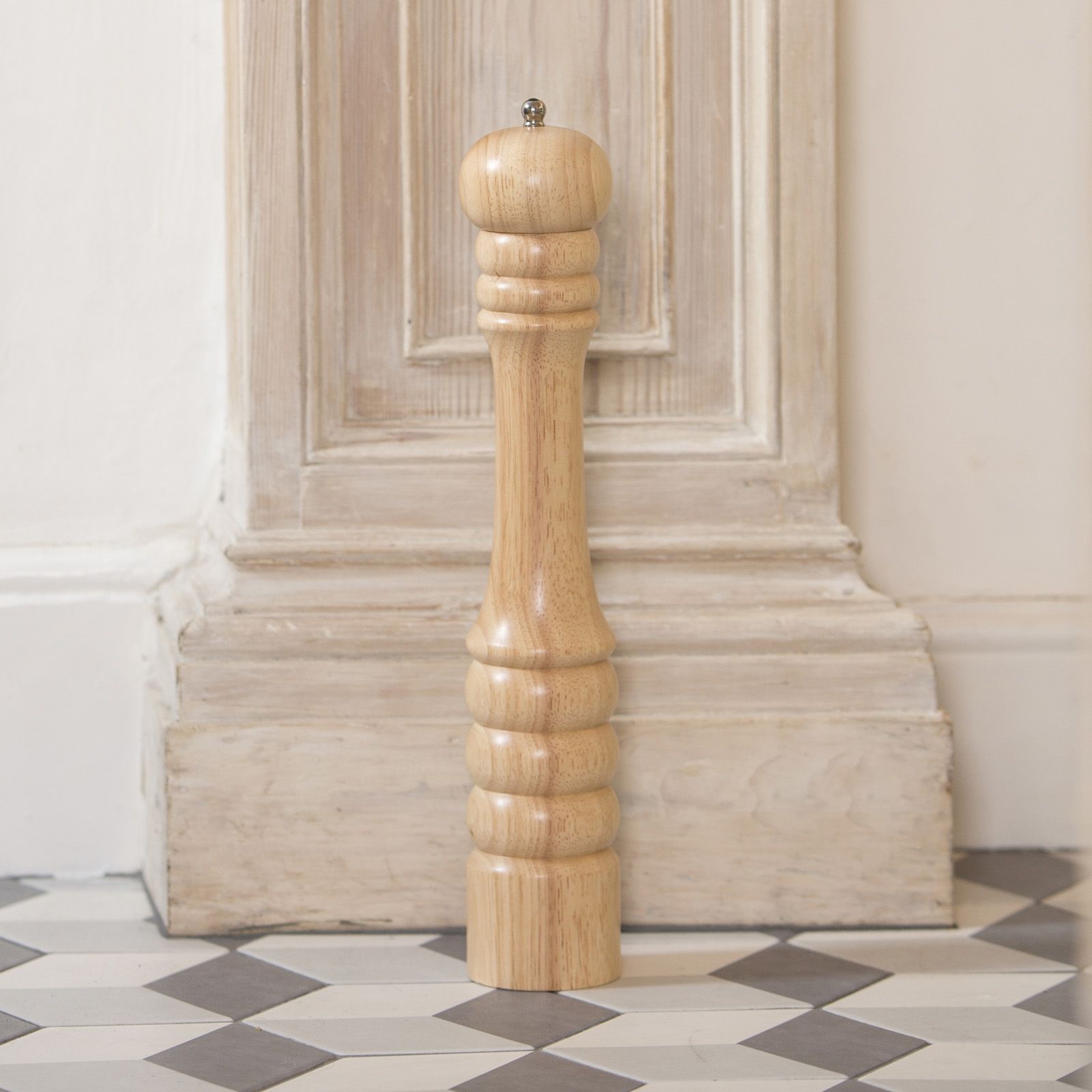 Tall Capstan Pepper Mill Natural