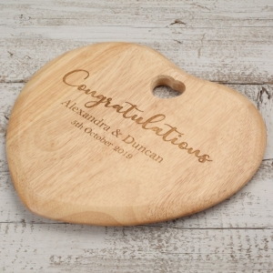 Personalised Wooden Heart Board