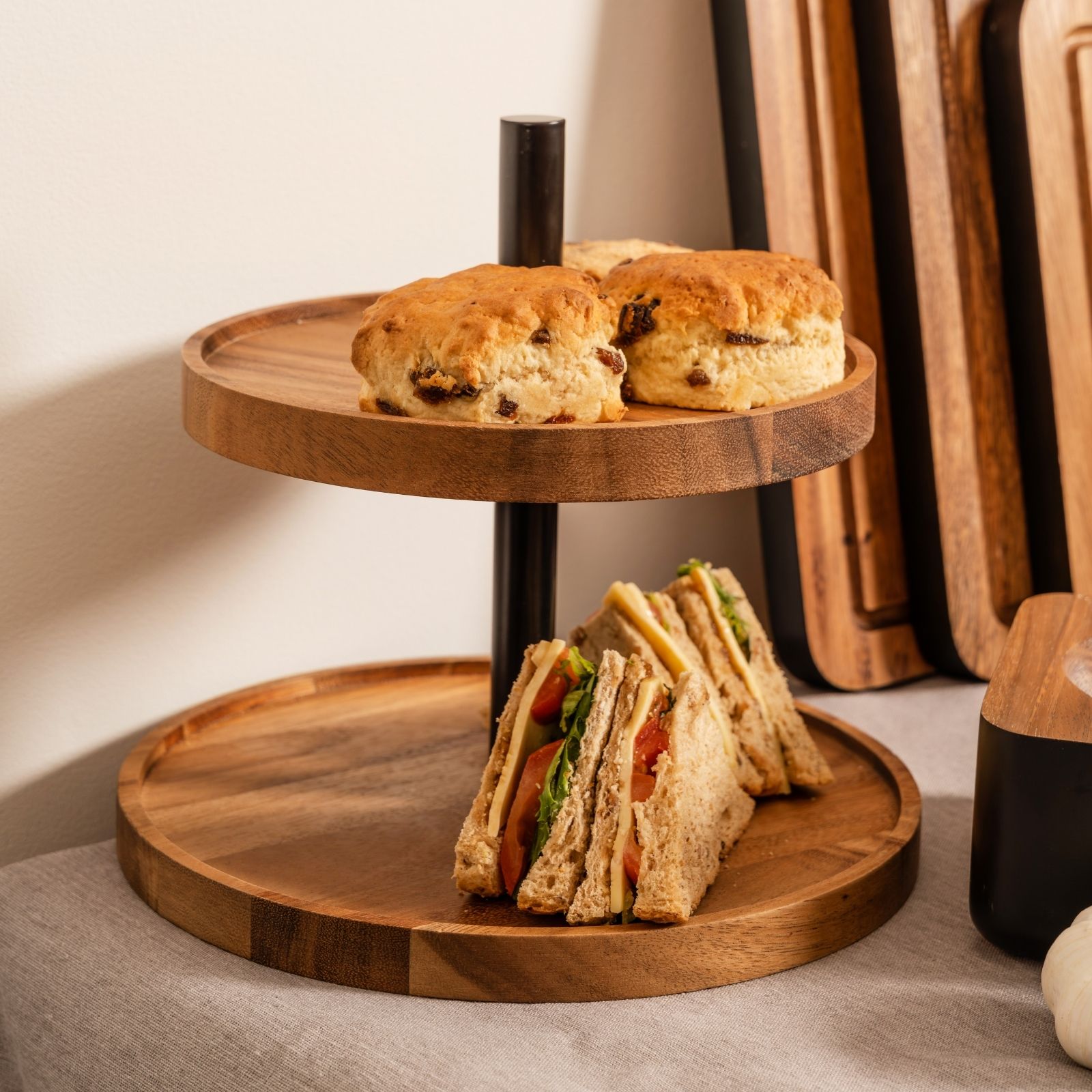 Eclipse Two Tier Cake Stand