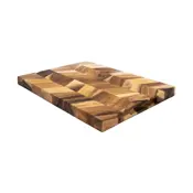 herringbone board in acacia