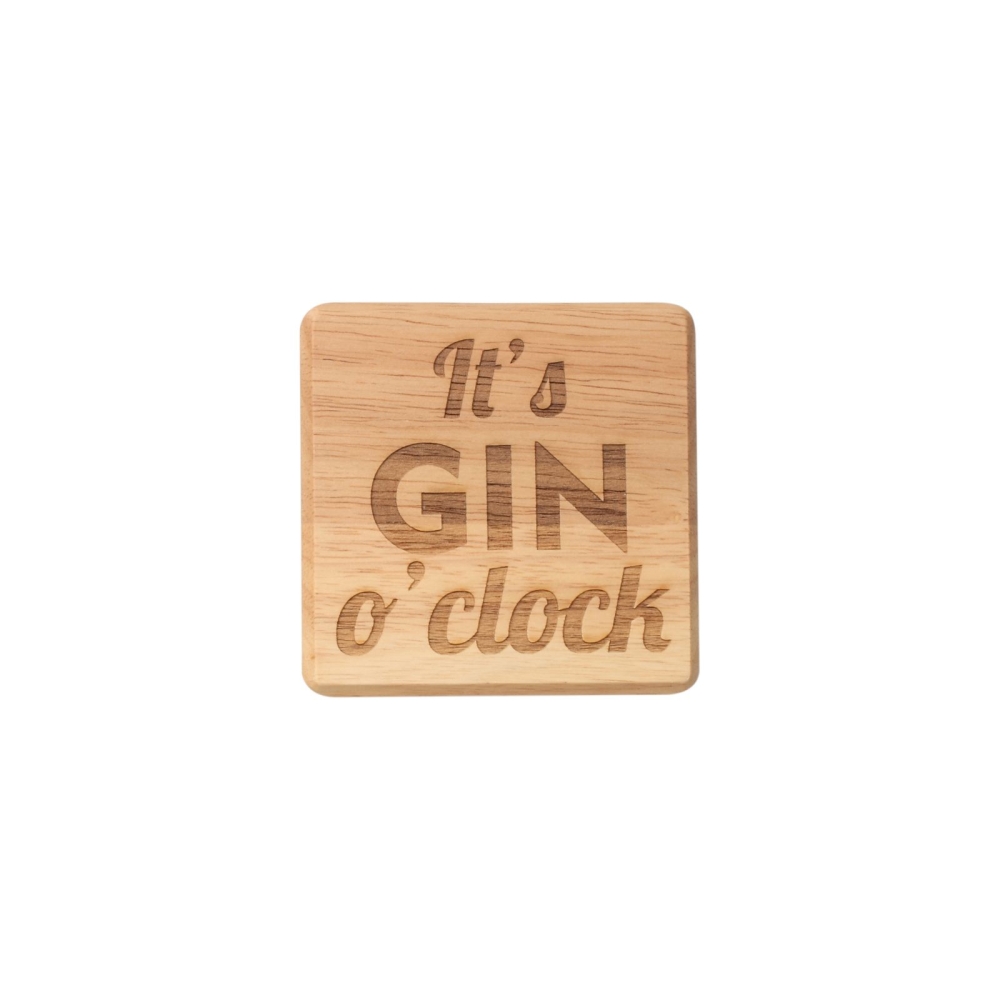 It's Gin O'Clock Coaster