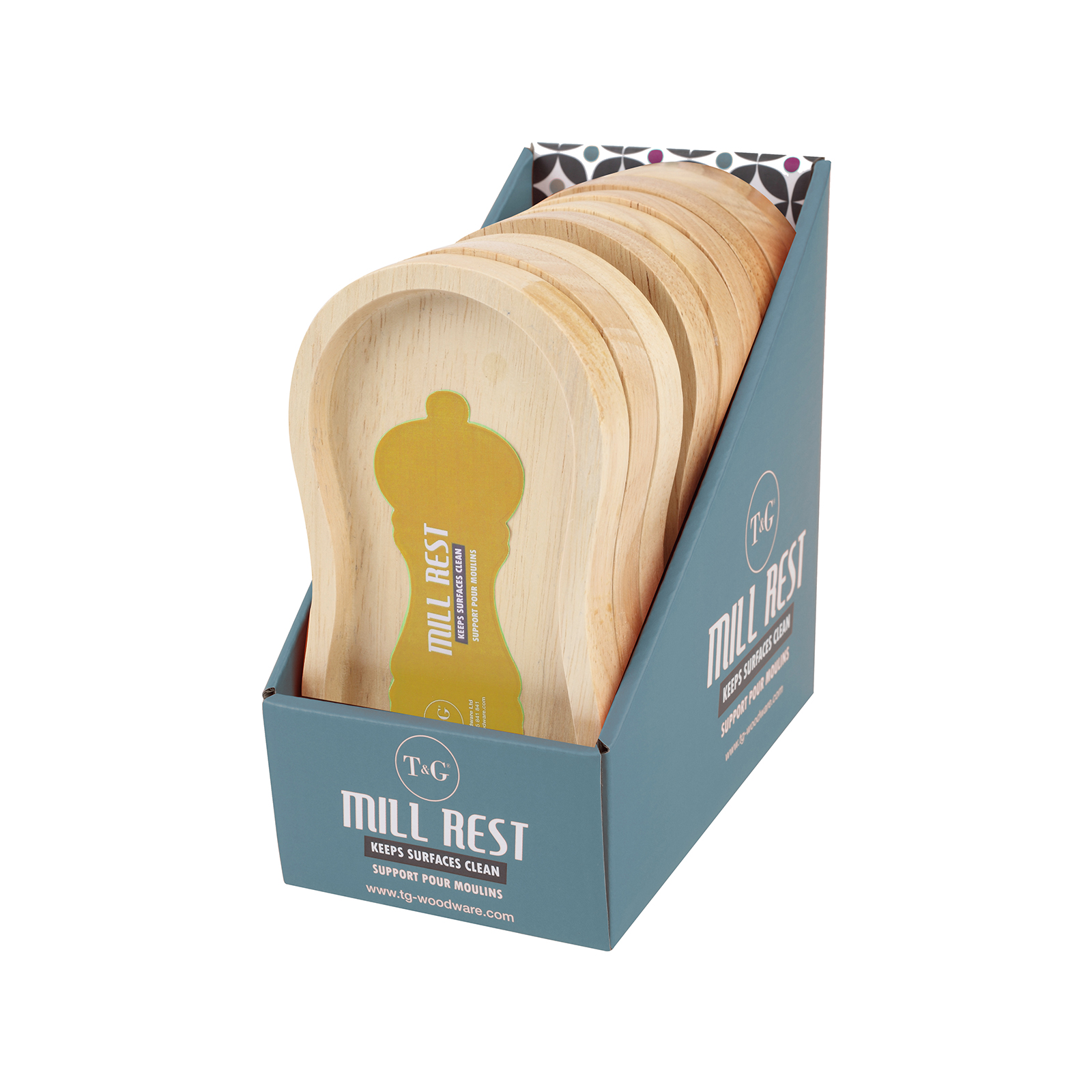 POS Display Box Containing 9 Mill Rests