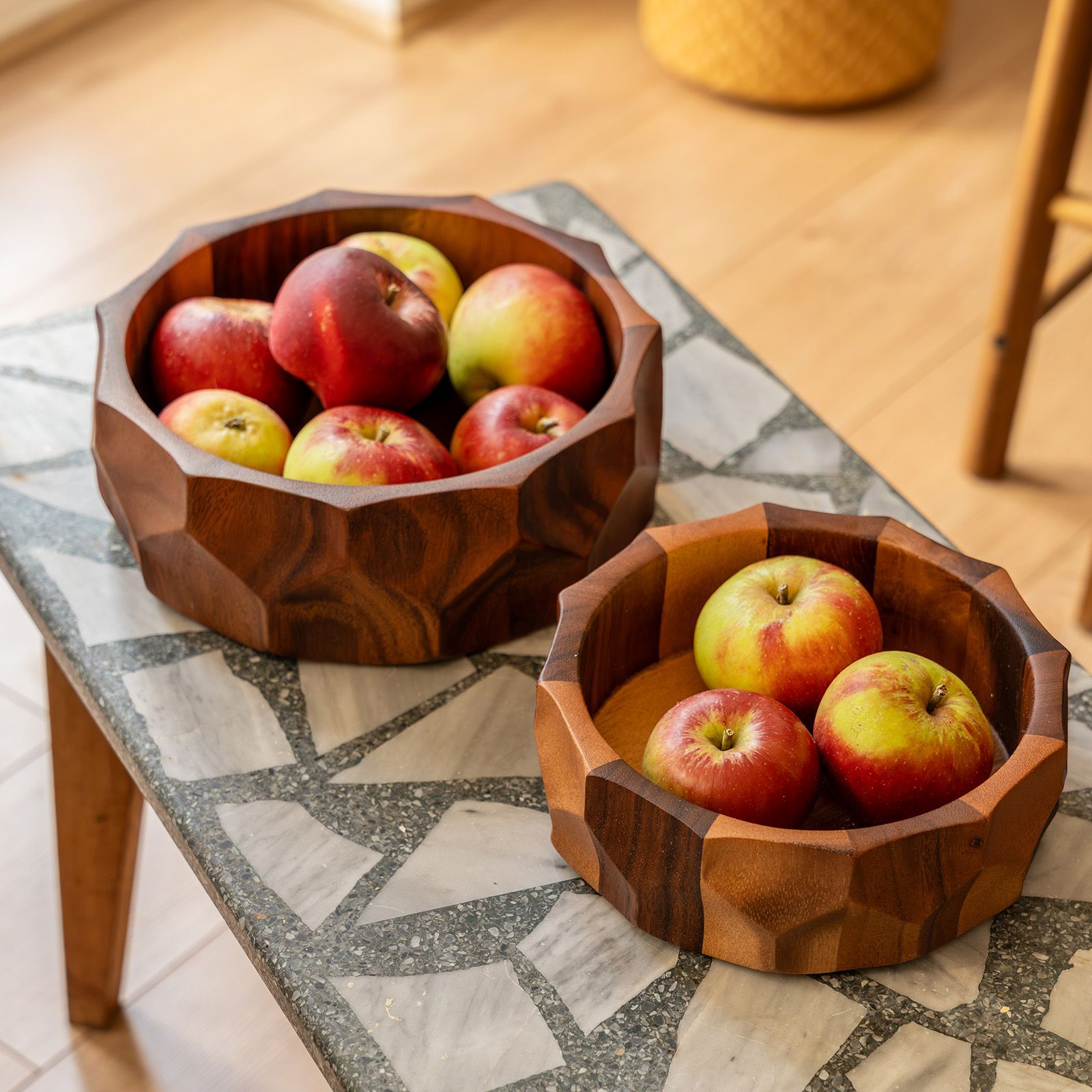Medium Chunky Geometric Bowl