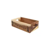 baroque oil & vinegar crate
