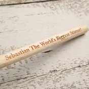 personalised wooden spoon detail