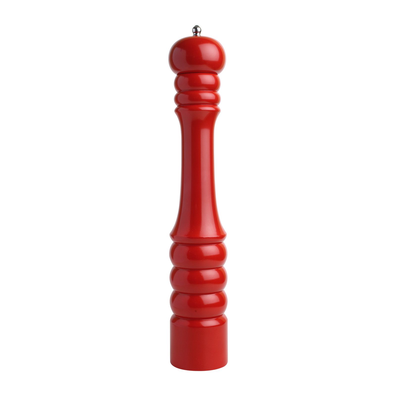 Tall Capstan Pepper Mill Red